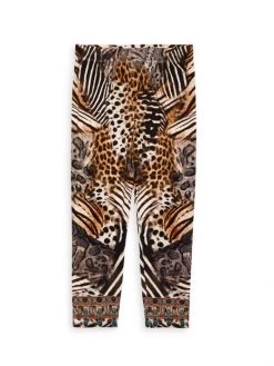 CAMILLA Little Girl's & Girl's Animal Print Leggings For Kids