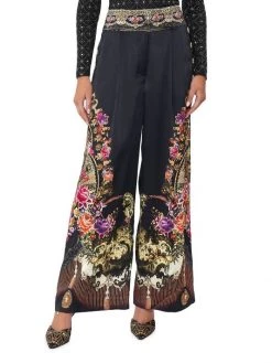 CAMILLA Printed Silk Wide-Leg Pants -CAMILLA outlet shop unnamed file 137