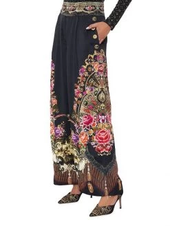 CAMILLA Printed Silk Wide-Leg Pants -CAMILLA outlet shop unnamed file 138