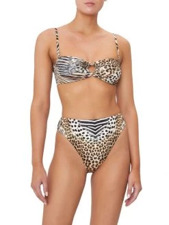 CAMILLA Leopard O-Ring Bandeau Bikini Top -CAMILLA outlet shop unnamed file 143
