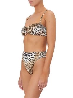 CAMILLA Leopard O-Ring Bandeau Bikini Top -CAMILLA outlet shop unnamed file 144