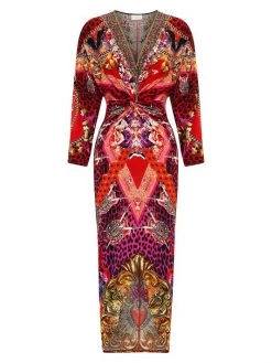 CAMILLA Printed Midi-Dress