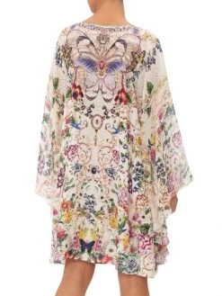 CAMILLA Silk Raglan-Sleeve Flared Kaftan -CAMILLA outlet shop unnamed file 163