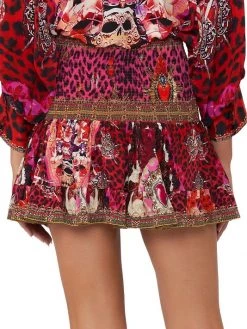 CAMILLA Shirred Silk Miniskirt -CAMILLA outlet shop unnamed file 168