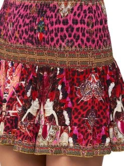 CAMILLA Shirred Silk Miniskirt -CAMILLA outlet shop unnamed file 169