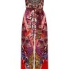CAMILLA Printed Silk Tie-Waist Strapless Jumpsuit -CAMILLA outlet shop unnamed file 176