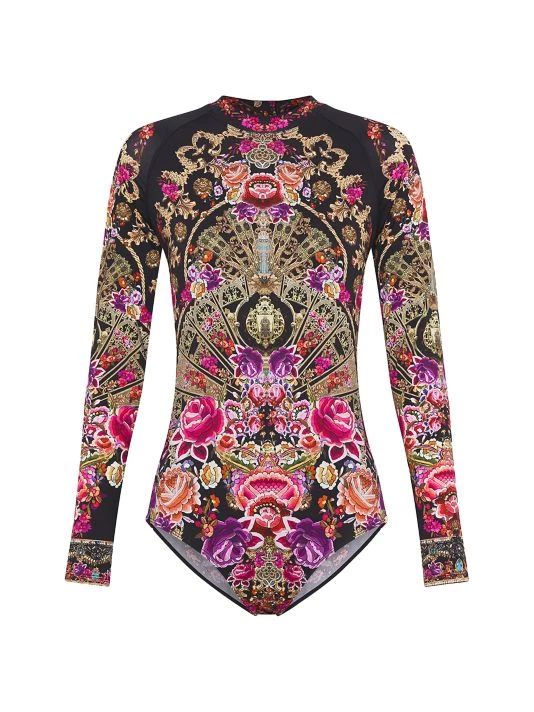 CAMILLA Printed Long-Sleeve Bodysuit 3 CAMILLA Printed Long-Sleeve Bodysuit