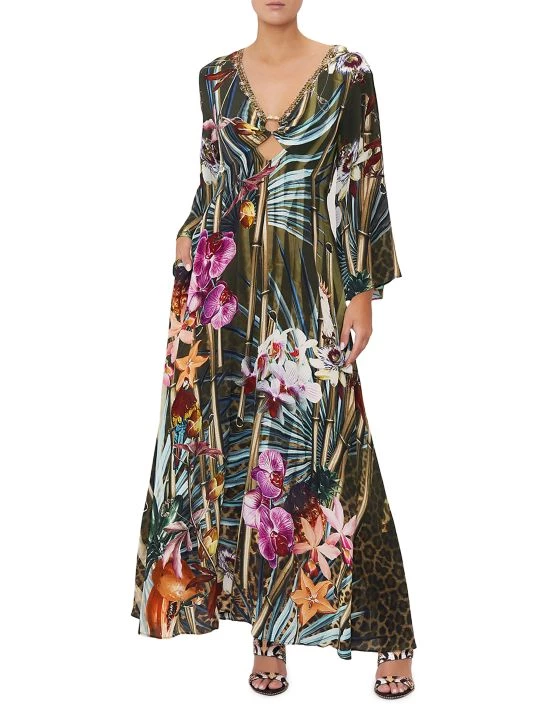 CAMILLA Hardware Bias Silk Maxi Dress 4 CAMILLA Hardware Bias Silk Maxi Dress - Image 2