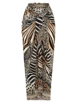 CAMILLA Animal Print Long Sarong