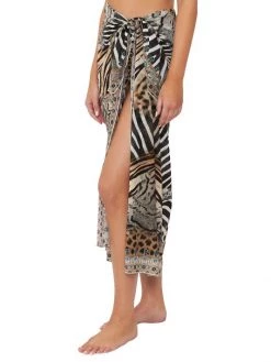 CAMILLA Animal Print Long Sarong -CAMILLA outlet shop unnamed file 204