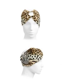 CAMILLA Leopard Silk Ring Headband -CAMILLA outlet shop unnamed file 215