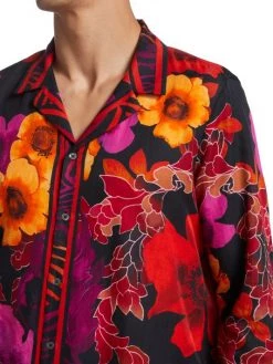 CAMILLA Long-Sleeve Camp Collared Shirt For Men -CAMILLA outlet shop unnamed file 221