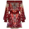 CAMILLA Printed Silk Off-The-Shoulder Minidress -CAMILLA outlet shop unnamed file 229