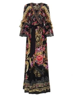 CAMILLA Silk Wrap Dress
