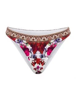 CAMILLA Floral High-Cut Cheeky Bikini Bottom