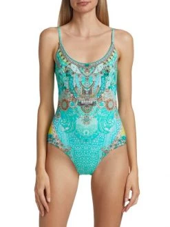 CAMILLA Quechua King Econyl® Scoop Neck One Piece -CAMILLA outlet shop unnamed file 269