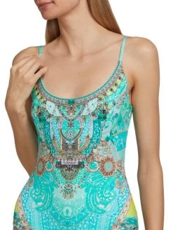 CAMILLA Quechua King Econyl® Scoop Neck One Piece -CAMILLA outlet shop unnamed file 271