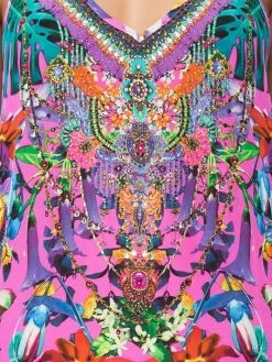 CAMILLA Printed Silk Racerback Maxi Dress -CAMILLA outlet shop unnamed file 278