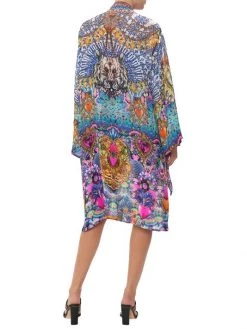 CAMILLA Printed Silk Open-Front Coverup -CAMILLA outlet shop unnamed file 284