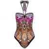 CAMILLA Surrealist Bandeau One-Piece Swimsuit