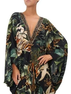 CAMILLA T Shape Long Silk Kaftan -CAMILLA outlet shop unnamed file 306