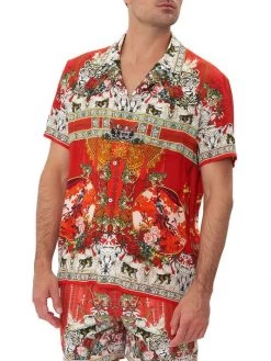 CAMILLA Hangzhou Printed Camp Shirt For Men -CAMILLA outlet shop unnamed file 324