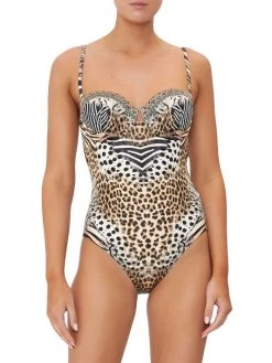 CAMILLA Leopard Underwire One-Piece Swimsuit -CAMILLA outlet shop unnamed file 338