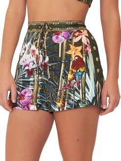 CAMILLA Printed Silk Utility Shorts -CAMILLA outlet shop unnamed file 349