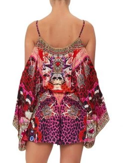 CAMILLA Printed Silk Cold-Shoulder Romper -CAMILLA outlet shop unnamed file 356