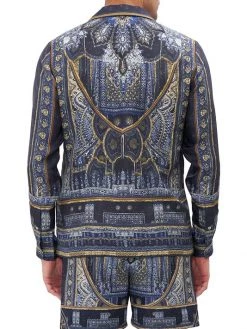 CAMILLA Printed Silk Camp-Collar Shirt For Men -CAMILLA outlet shop unnamed file 366