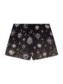 CAMILLA Crystal Leopard Print Boardshorts For Men