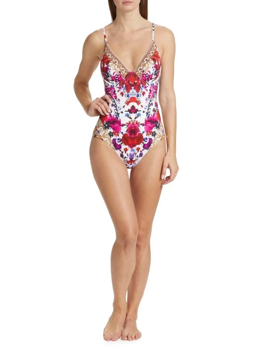 CAMILLA Floral One-Piece Swimsuit 4 CAMILLA Floral One-Piece Swimsuit - Image 2