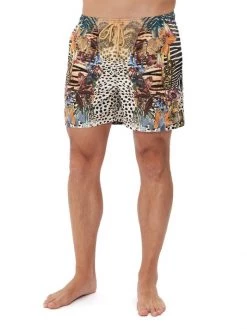 CAMILLA Elastic Waistband Board Shorts For Men -CAMILLA outlet shop unnamed file 398