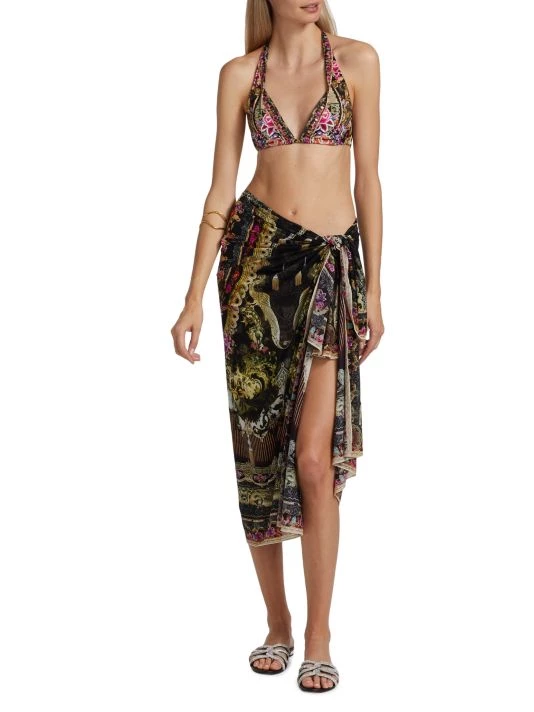 CAMILLA Dance With Duende Nylon Iberian-Pattern Sarong 4 CAMILLA Dance With Duende Nylon Iberian-Pattern Sarong - Image 2