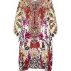 CAMILLA Floral Lace-Up Silk Caftan -CAMILLA outlet shop unnamed file 427