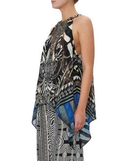 CAMILLA Silk Halter Tank Top -CAMILLA outlet shop unnamed file 459