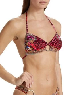 CAMILLA Printed Halterneck Bikini Top -CAMILLA outlet shop unnamed file 46