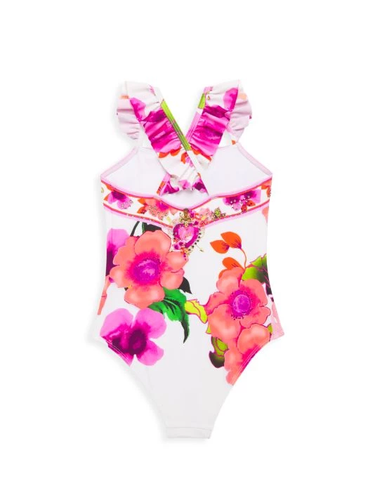 CAMILLA Little Girl's & Girl's Pretty As A Poppy One-Piece Swimsuit For Kids 4 CAMILLA Little Girl's & Girl's Pretty As A Poppy One-Piece Swimsuit For Kids - Image 2