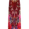 CAMILLA Printed Silk Wide Leg Trousers