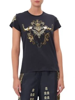 CAMILLA It's All Over Torero Slim Fit Roundneck T-Shirt -CAMILLA outlet shop unnamed file 483
