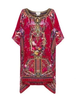 CAMILLA Printed Silk Caftan