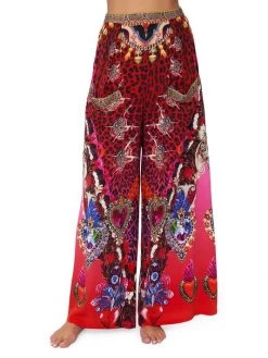 CAMILLA Printed Silk Wide Leg Trousers -CAMILLA outlet shop unnamed file 50