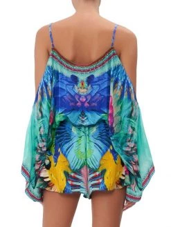 CAMILLA Silk Drop Shoulder Playsuit -CAMILLA outlet shop unnamed file 508
