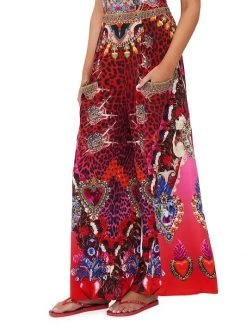 CAMILLA Printed Silk Wide Leg Trousers -CAMILLA outlet shop unnamed file 51