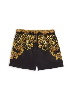 CAMILLA Little Boy's & Boy's Shadows Of Armada Board Shorts For Kids