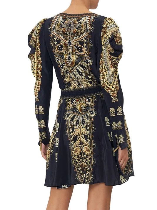 CAMILLA Silk Puff-Sleeve Minidress 7 CAMILLA Silk Puff-Sleeve Minidress - Image 5