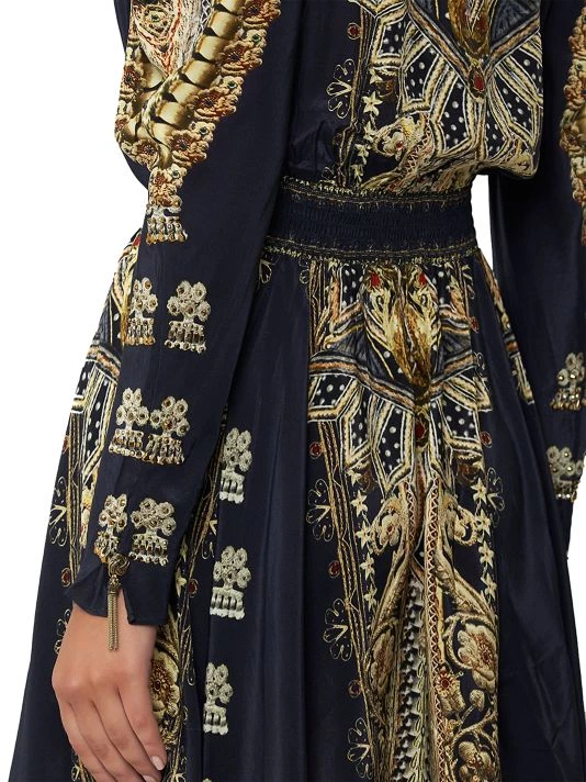 CAMILLA Silk Puff-Sleeve Minidress 8 CAMILLA Silk Puff-Sleeve Minidress - Image 6