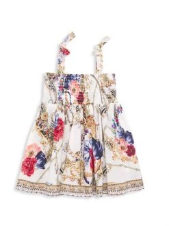 CAMILLA Baby Girl's Reign Supreme Shirred Dress For Kids