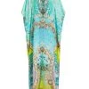 CAMILLA Asymmetric Mixed-Print Maxi Dress -CAMILLA outlet shop unnamed file 62