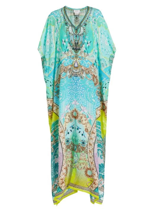CAMILLA Asymmetric Mixed-Print Maxi Dress 3 CAMILLA Asymmetric Mixed-Print Maxi Dress